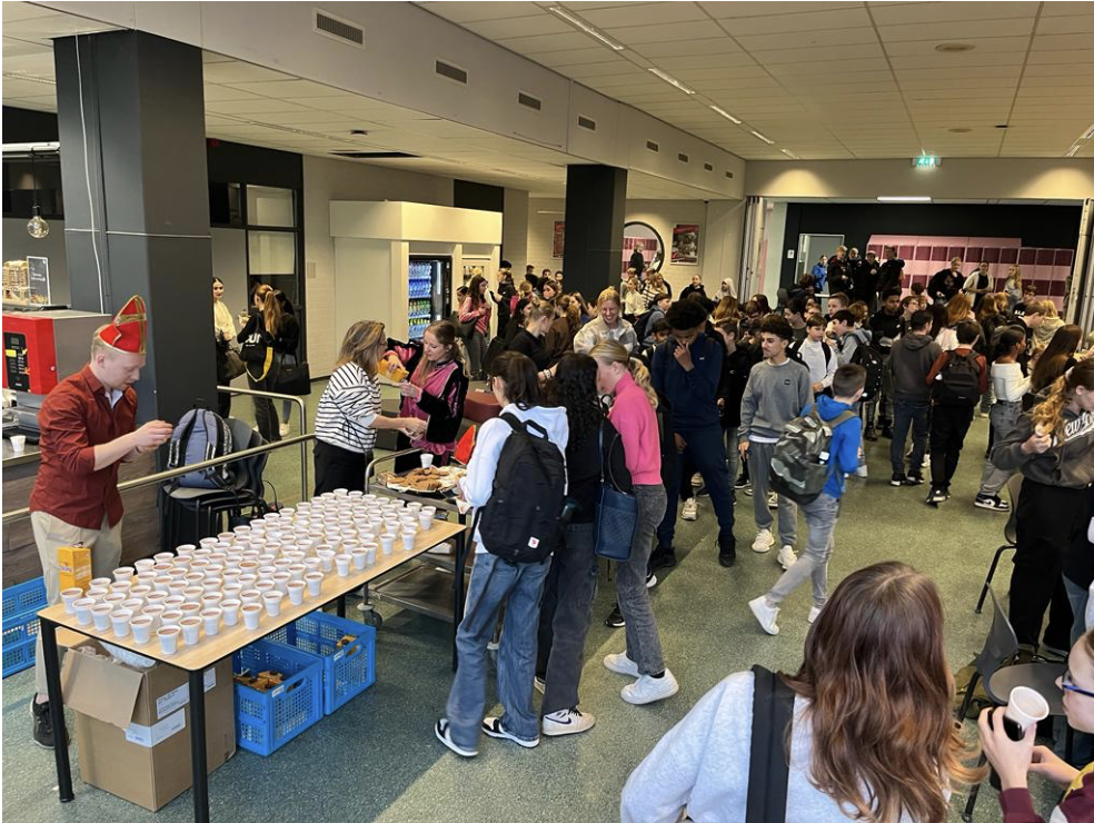 Chocolademelk en speculaasjes