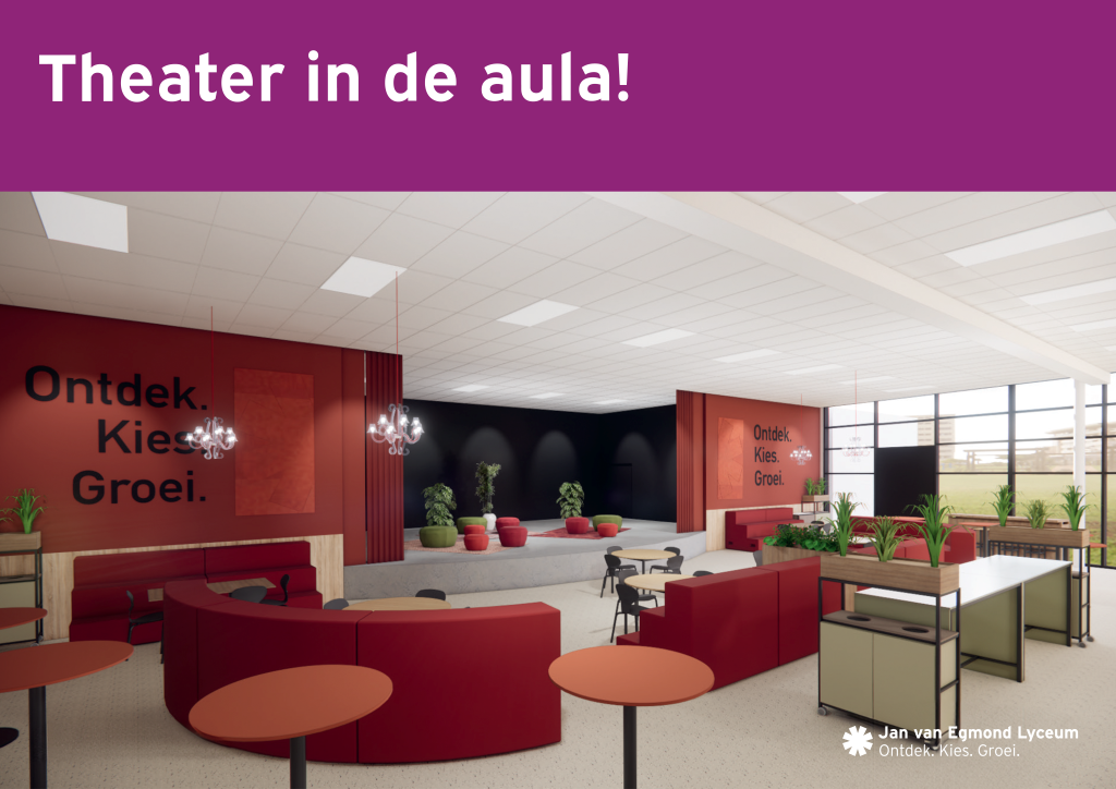 Update nieuwe aula's